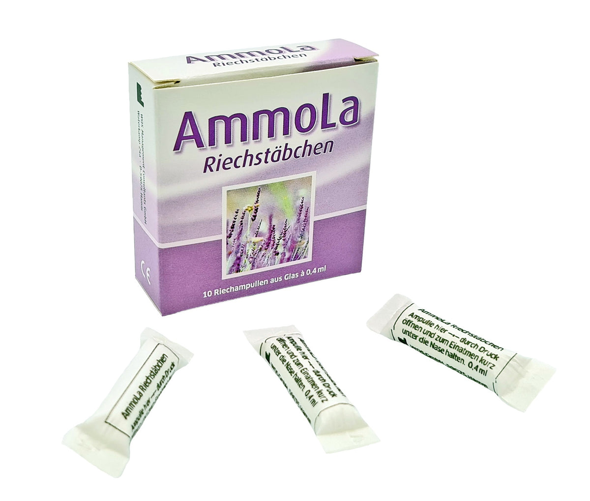 10stck AmmoLa Riechstäbchen Riechampullen 10X0.4 ml | bei Dissoziation