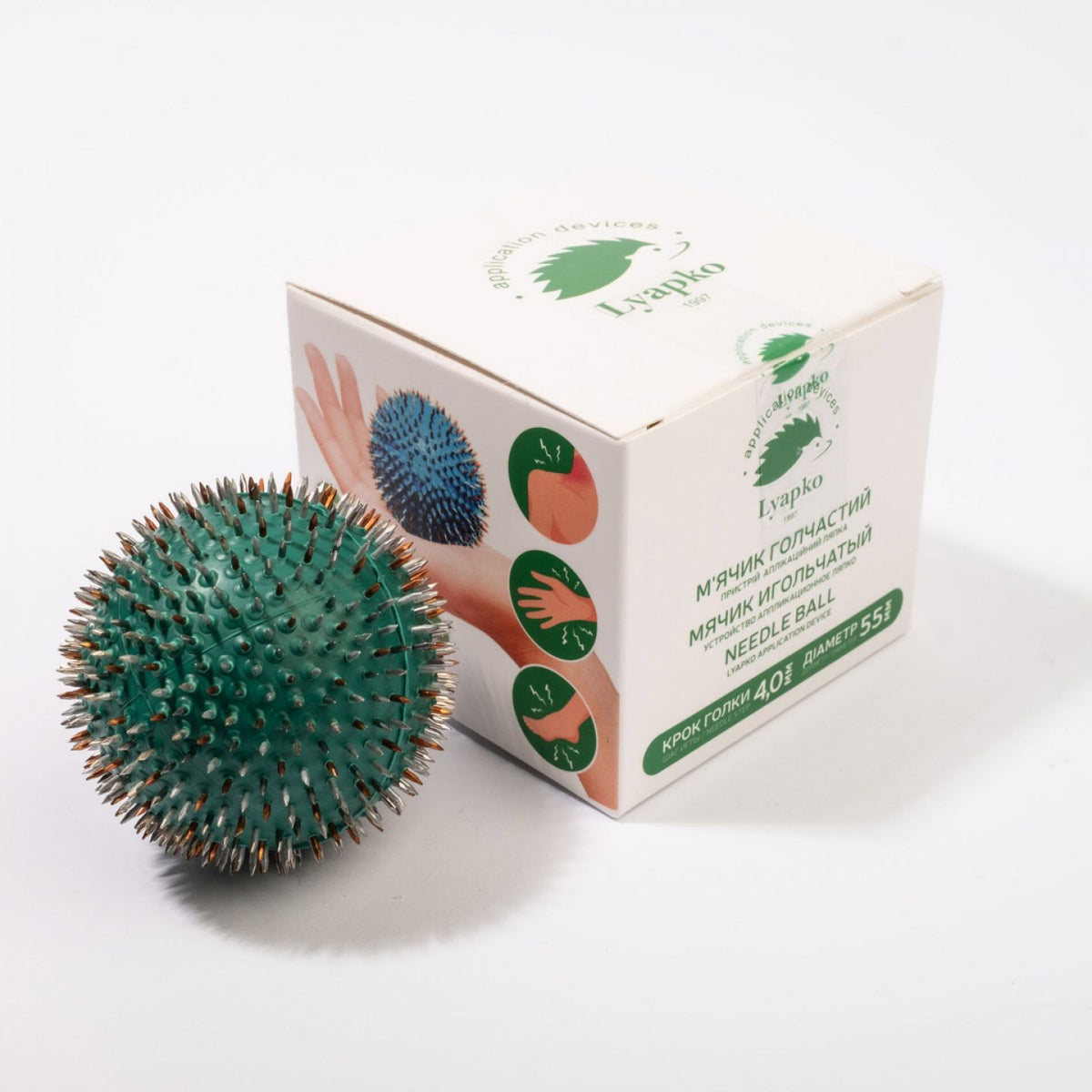 Lyapko Nadelball 4.0 - 55mm Durchmesser, mit Spitzen aus echtem Silber